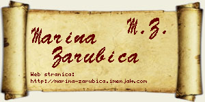 Marina Zarubica vizit kartica